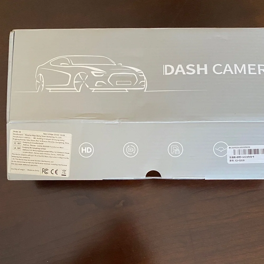 Full HD Car Camera with Mirror Display